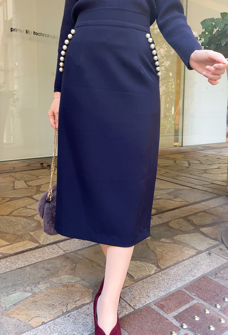 シェリエ　CHIDORIフロントポケットスカート　美品 シェリエ sheller CHIDORIフロントポケットスカート