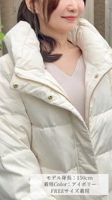 【完売カラー再入荷✨先行予約販売】¥4,000オフ🎀ダウン　コート　ハーフ丈　フェリーシェル　fch122-0661