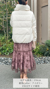 【完売カラー再入荷✨先行予約販売】¥4,000オフ🎀ダウン　コート　ハーフ丈　フェリーシェル　fch122-0661