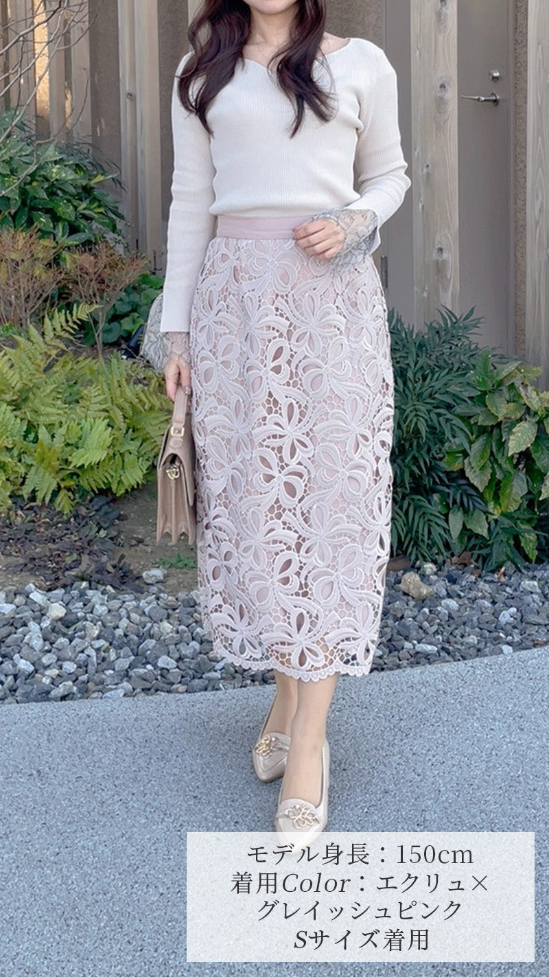 追加販売💗即日〜3営業日以内発送】NEWリボン柄 タイト スカート