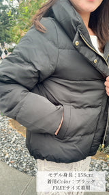 【完売カラー再入荷✨先行予約販売】¥4,000オフ🎀ダウン　コート　ハーフ丈　フェリーシェル　fch122-0661