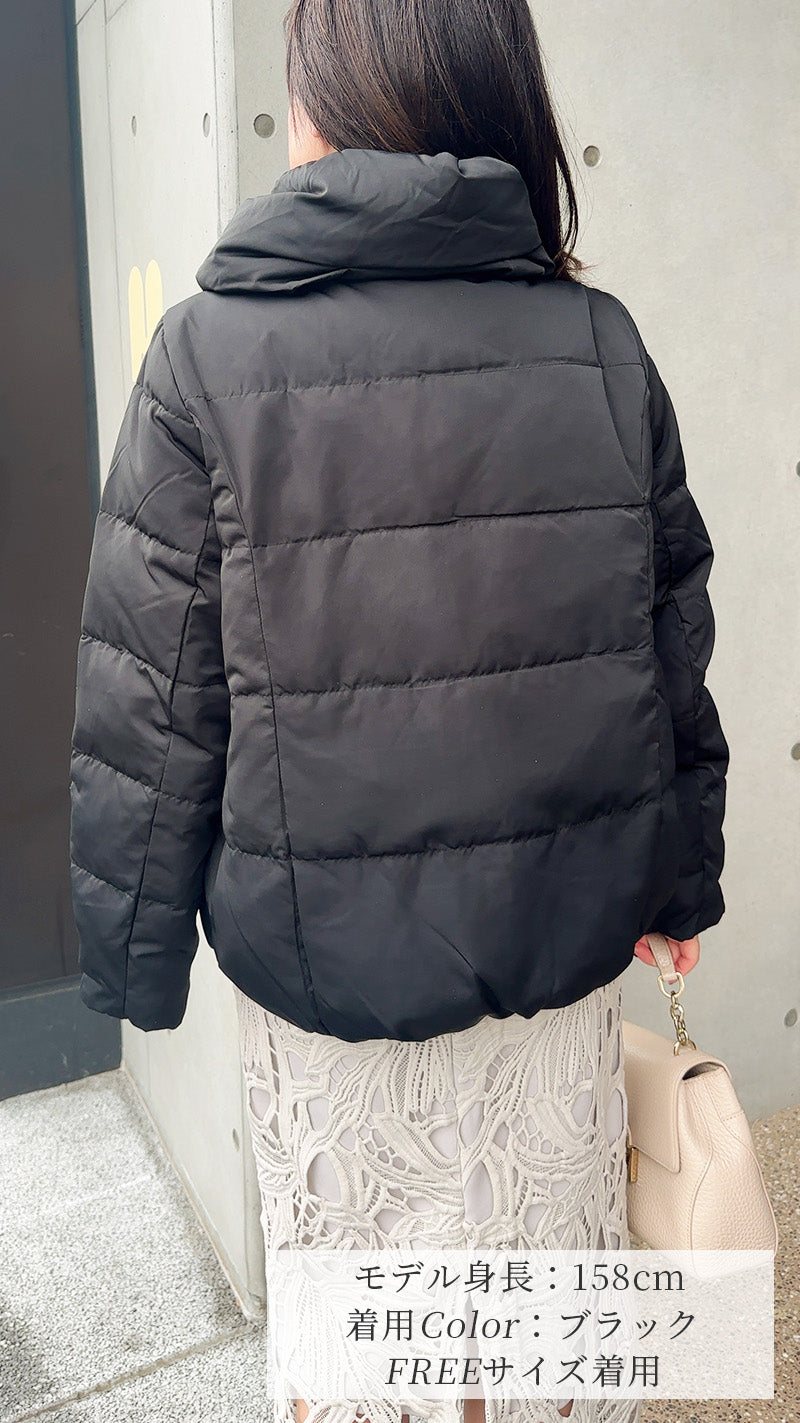 【完売カラー再入荷✨先行予約販売】¥4,000オフ🎀ダウン　コート　ハーフ丈　フェリーシェル　fch122-0661