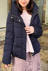 💝Thank you SALE💝35%OFF！！【新色ネイビー💙 完売カラー再入荷✨】¥4,000オフ🎀ダウン　コート　ハーフ丈　フェリーシェル　fch122-0661