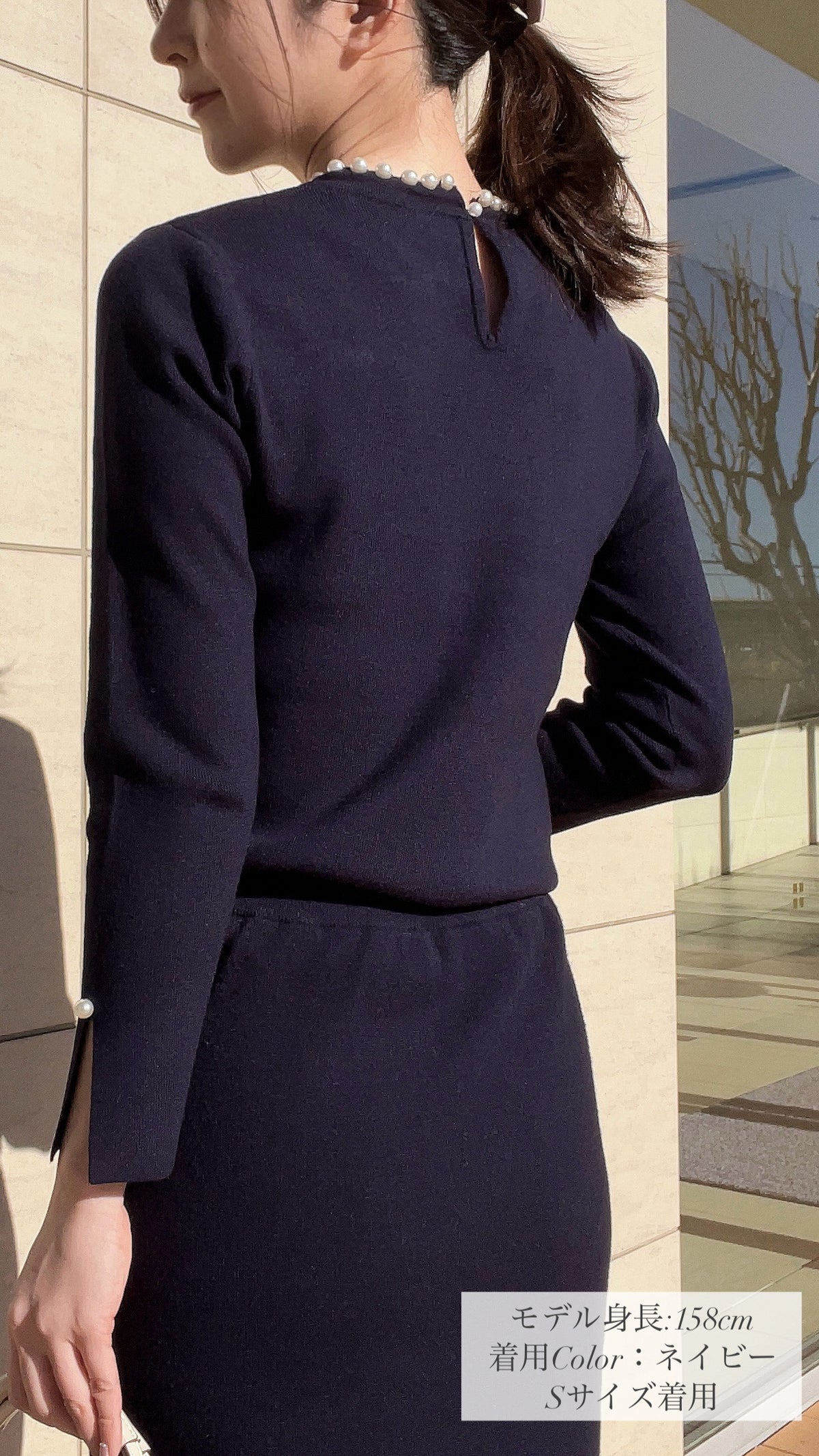 即完売ルシェルブルー　カーブラインブレザー LE CIEL BLEU official