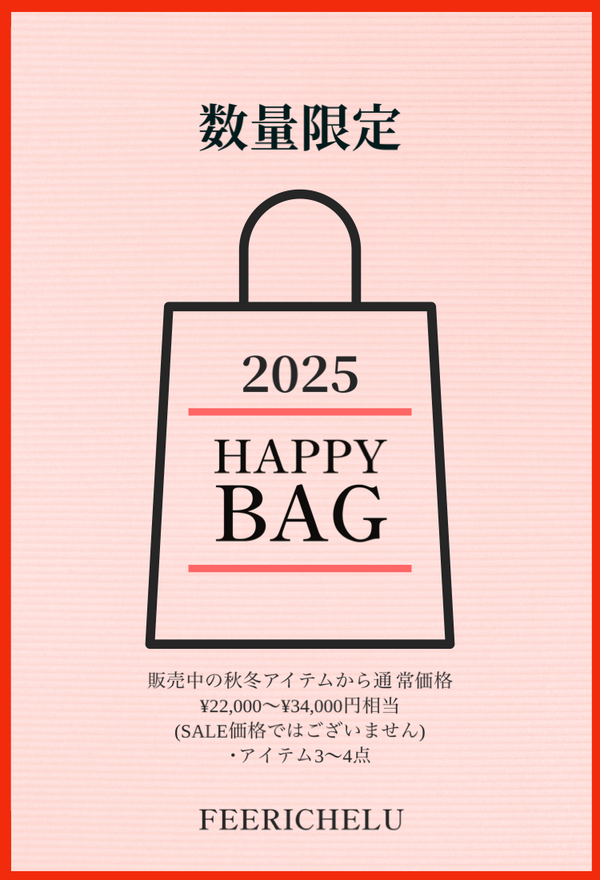 【数量限定】2025　HAPPY BAG_￥10,990　フェリーシェル　fch2025-0101