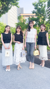🌺Summer Sale🌺ブラウス　ティアード　ノースリ　フェリーシェル　fch821-0748